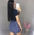 Short saia risca de giz na internet