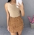 Short saia risca de giz - Closet Mattos