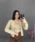 Conjunto cropped + tricô - Closet Mattos