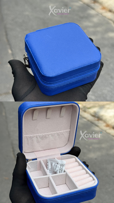 PORTA JOIAS AZUL ROYAL