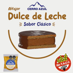 Alfajor dulce de leche Cerro Azul - comprar online