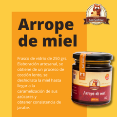 Arrope de Miel Artesanal x 250g SIN TACC Agroecológico en internet