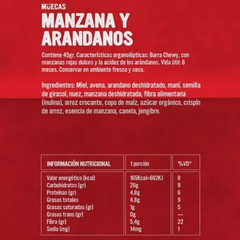 Barritas De Cereal Muecas Manzana Y Arándanos X 16 U Vegano - comprar online