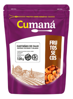 Castañas De Cajú X120g | Sin Tacc|