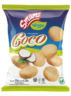 Galletas Sin Tacc De Coco Polvoron Smams X120g | Veggie