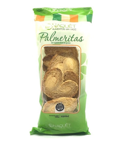 Palmeritas Dulces De Hojaldre X 220g | Naquet| Sin Tacc|