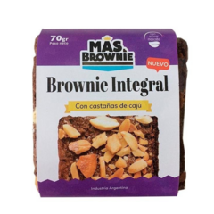 Brownie Integral con Castañas de Caju x 70g