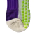 Meias Futebol Antiderrapante Cano Baixo - Roxo com detalhes no ver limão e branco - Hash Imports - Artigos Esportivos