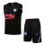 Conjunto de Treino Regata Barcelona Unissex - Preto e Roxo 21/22
