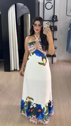 VESTIDO ESTAMPADO LONGO 04 - Contemple Closet