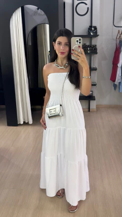 VESTIDO TC LASTEX LISO - Contemple Closet