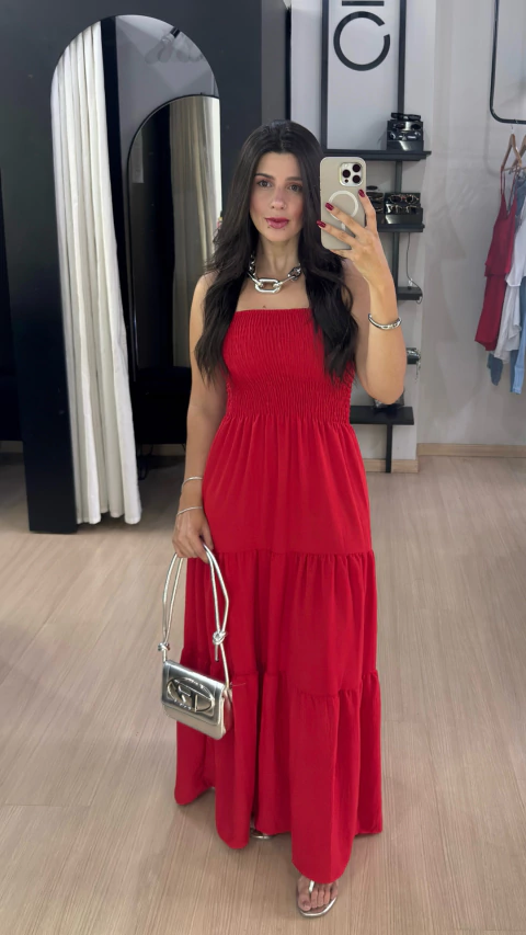 VESTIDO TC LASTEX LISO - comprar online