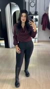 Blusa Fluide manga longa