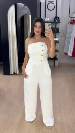 MACACÃO BOTAO ASSIMÉTRICO - Contemple Closet