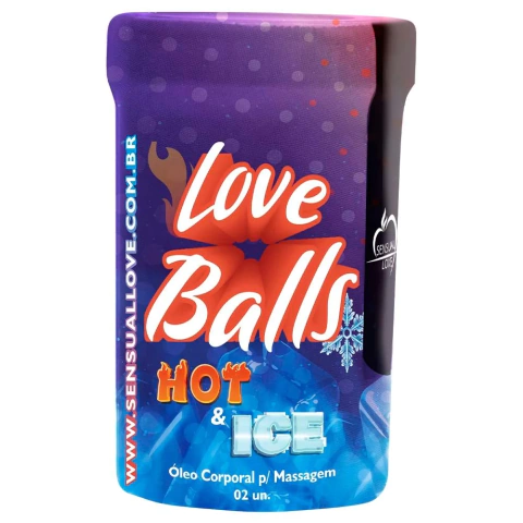 Love Balls Bolinha Hot Ice 02 Unidades