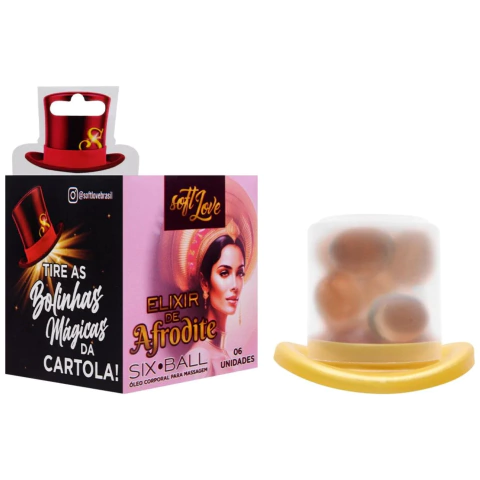 Six Ball Afrodite Bolinha Excitante 6 Unidades Soft Love