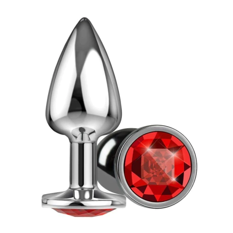 Plug Anal M Aço Brilhante