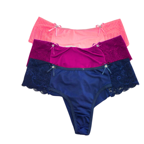 Calcinha Com Renda Lateral
