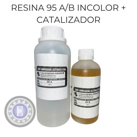 Resina 95 A/B Incolor + Catalizador