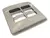 Placa 6 Postos 4x4 Branco Com Suporte Compose Weg