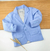 Conjunto Camisa Social ou Body Azul Bebê Xadrez Veneza Calça Blazer Gravata Borboleta e Suspensório Azul Bebê Linho Índigo Trend - loja online