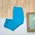 Calça Azul Turquesa Bengaline Casual Adulto Infantil Bebê Índigo Trend na internet