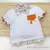 Camiseta ou Body T-Shirt 2 em 1 Summer Branca Frutinhas Adulto Infantil Bebê Índigo Trend
