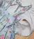 Imagem do Conjunto Bata ou Body Menina Branca Bufante com Laço Catherine Floral Saia de Pregas Jardineira e Laço Catherine Floral Índigo Trend