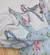 Imagem do Conjunto Bata ou Body Menina Branca Bufante com Laço Catherine Floral Saia de Pregas Jardineira e Chapéu Australiano Catherine Floral Índigo Trend