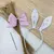 Kit Tiara Orelha Coelho Colors Rosa e Laço Rosa Bebê Índigo Trend na internet