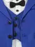 Conjunto Terninho 3 peças Azul Royal Boduchinhos - Índigo Trend