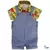 Conjunto Camisa Social ou Body Fazendinha e Jardineira Denim Claro Esporte Fino Índigo Trend - comprar online
