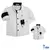 Kit Pai e Filho Camisa Social ou Body Branca e Preta Canadá Índigo Trend
