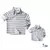 Kit Pai e Filho Camisa Social ou Body Lisboa Índigo Trend
