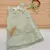 Kit Vestido Trapézio e Laço Verde Claro Cidreira Índigo Trend