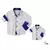 Kit Pai e Filho Camisa Social ou Body Branca Austráliaa Índigo Trend - comprar online