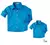 Kit Pai e Filho Camisa Social ou Body Azul Turquesa Eslovênia Poá Índigo Trend