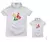 Kit Pai e Filho Camiseta ou Body T-Shirt 2 em 1 Summer Branca Natal Hohoho Índigo Trend