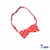 Kit Tapa Fraldas Smash The Cake Vermelho e Preto Mouse Gravata Borboleta e Suspensório Vermelho Bolas Brancas Índigo Trend - Índigo Trend