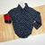 Camisa Social ou Body Vermelha Reino Unido Coroas Brancas Adulto Infantil Bebê Índigo Trend - Índigo Trend