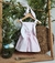 Kit Vestido e Orelha Rosa Ninho Coelho Páscoa Bordado Infantil Bebê Índigo Trend - comprar online