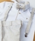 Conjunto Camisa Social o Body Branca França Bege Bermuda Gravata Borboleta e Suspensório Bege França Índigo Trend na internet