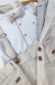 Conjunto Camisa Social o Body Branca França Bege Bermuda Blazer Gravata Borboleta e Suspensório Bege França Índigo Trend na internet