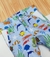 Bermuda Azul Tailândia Fundo do Mar Esporte Fino Adulto Infantil Bebê Índigo Trend - comprar online
