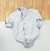 Camisa Social ou Body Branca Looney Tunes Amarelo Adulto Infantil Bebê Índigo Trend