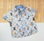 Conjunto Camisa Social ou Body Looney Tunes Bermuda Esporte Fino Gravata Borboleta e Suspensório Azul Bebê Índigo Trend - Índigo Trend