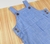 Jardineira Azul Maya Italiana Linho Algodão Esporte Fino Infantil Bebê Índigo Trend - comprar online