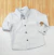 Camisa Social ou Body Branca Inácio com Bolso Adulto Infantil Bebê Índigo Trend