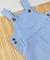 Jardineira Azul Bebê Infantil Bebê Índigo Trend - comprar online