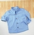 Camisa Social ou Body Azul Bebê Inácio com Bolso Adulto Infantil Bebê Índigo Trend - comprar online
